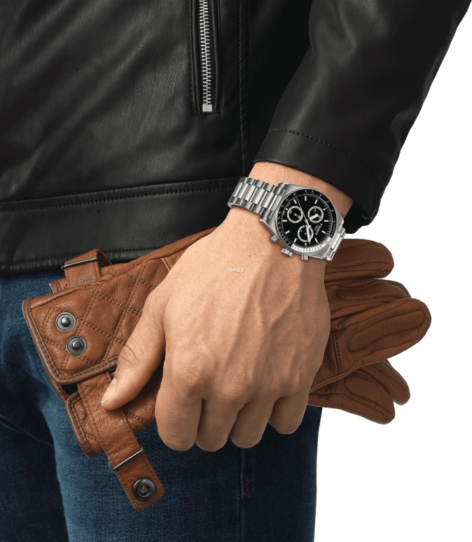 Tissot,PRS 516 40mm,40mm,Stainless Steel,Black,Quartz,Chronograph,Sapphire,Crystal Glass,T149,T149.417.11.051.00