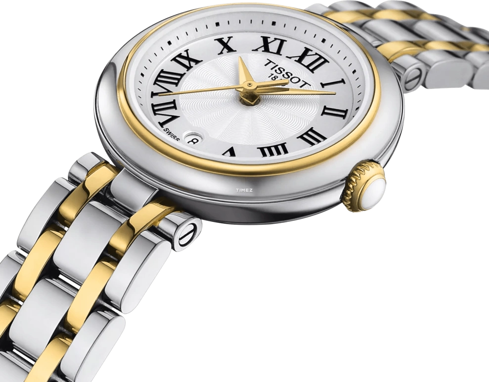 Tissot,Bellissima 26mm,26mm,Stainless Steel,Silver White,Quartz,Day,26280hours,T126,T126.010.22.013.00