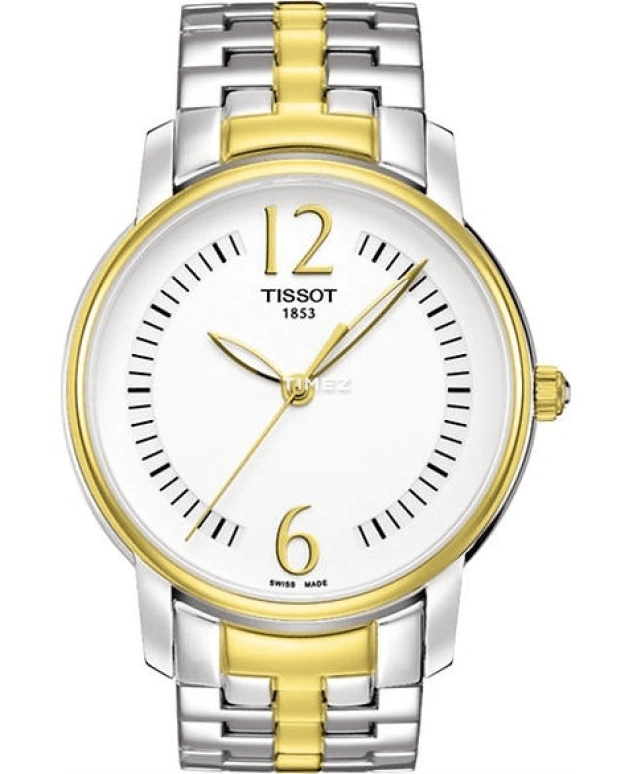 Tissot,T-Lady 38mm,38mm,Stainless Steel,White,Quartz,26280hours,Sapphire,Crystal Glass,T052,T052.210.22.037.00