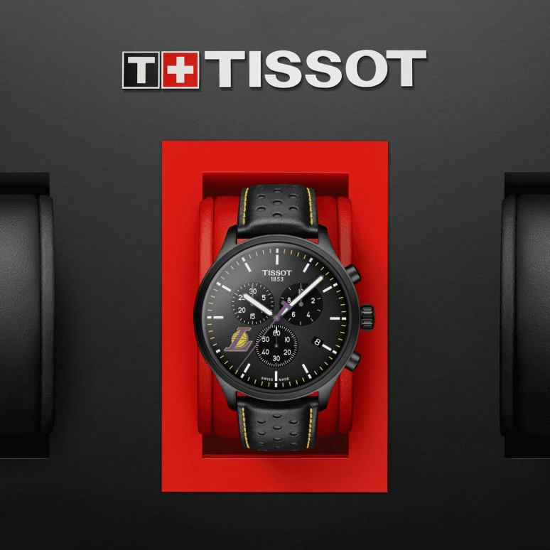 Tissot,XL 45mm,45mm,Stainless Steel,Black,Quartz,Chronograph,Date,Rattrapante,T116,T116.617.36.051.03