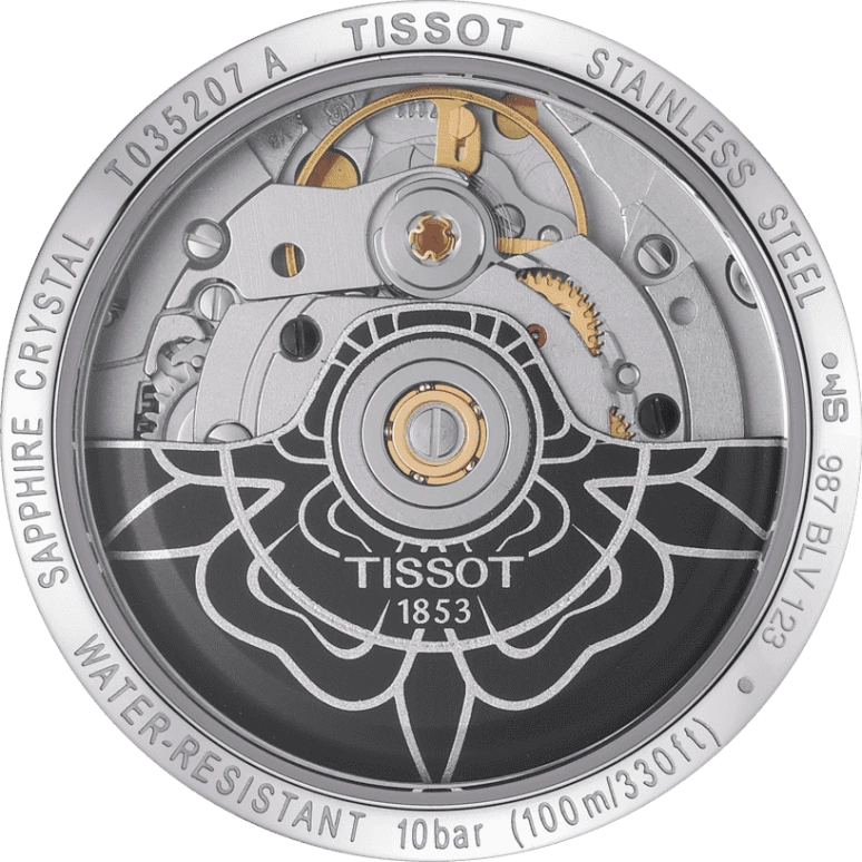Tissot,Couturier 32mm,32mm,Stainless Steel,Silver,Automatic,Day,80hours,T035,T035.207.22.031.00