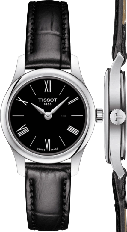 Tissot,Tradition 25mm,25mm,Stainless Steel,Black,Quartz,26280hours,Sapphire,T063,T063.009.16.058.00