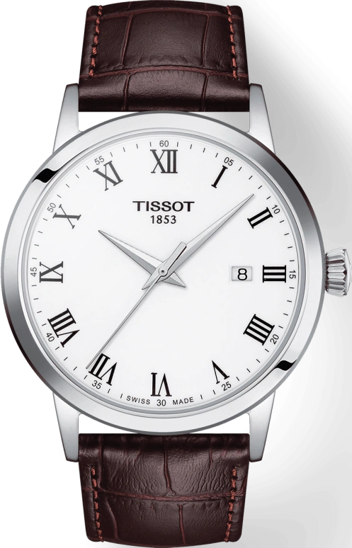 Tissot,Dream 42mm,42mm,Stainless Steel,White,Quartz,Day,Sapphire,Crystal Glass,T129,T129.410.16.013.00