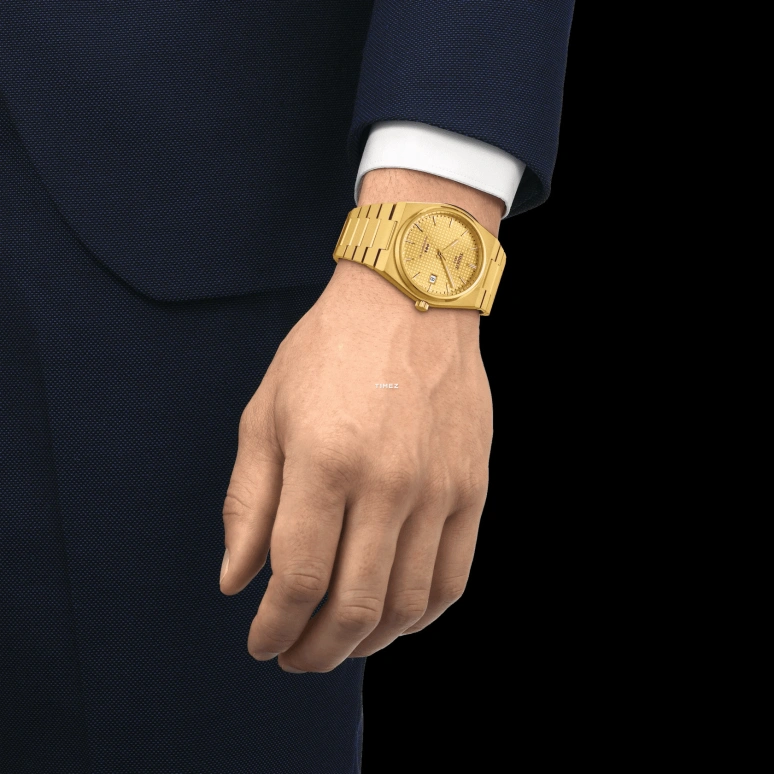 Tissot,PRX 40mm,40mm,Stainless Steel,Champagne,Automatic,Day,80hours,T137,T137.407.33.021.00