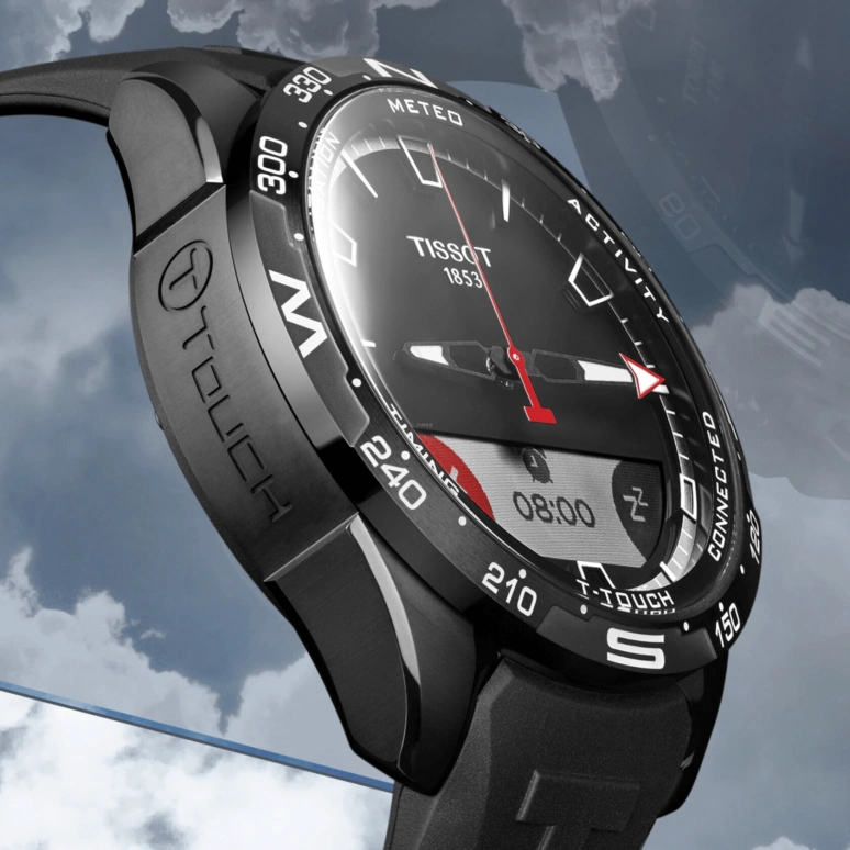 Tissot,Touch 47mm,47mm,Titanium Gold,Black,Sapphire,T121,T121.420.47.051.03