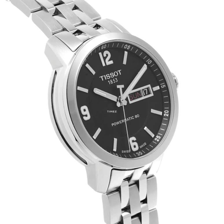 Tissot,PRC 200 39mm,39mm,Stainless Steel,Black,Automatic,Date,Day,T055,T055.430.11.057.00