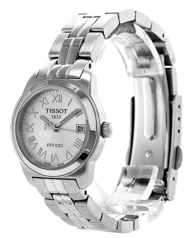 Tissot,PR 100 24.50mm,24.50mm,Stainless Steel,Silver,Quartz,Day,26280hours,T049,T049.210.11.033.00