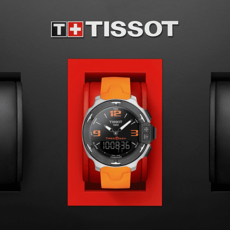 Tissot,Touch 42mm,42mm,Plastic,Stainless Steel,Black,Quartz,Chronograph,Perpetual Calendar,Month,Date,Sapphire,Round,T081,T081.420.17.057.02