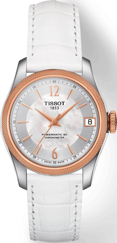 Tissot,Ballade 32mm,32mm,Stainless Steel,White,Automatic,Date,80hours,T108,T108.208.26.117.00