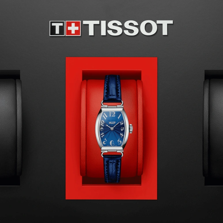Tissot,Heritage 30.10mm,30.10mm,Stainless Steel,Blue,Quartz,26280hours,Sapphire,T128,T128.109.16.042.00