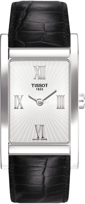 Tissot,T-Trend 32x23mm,32x23mm,Stainless Steel,Silver White,Quartz,Sapphire,Crystal Glass,Rectangular,T016,T016.309.16.033.00
