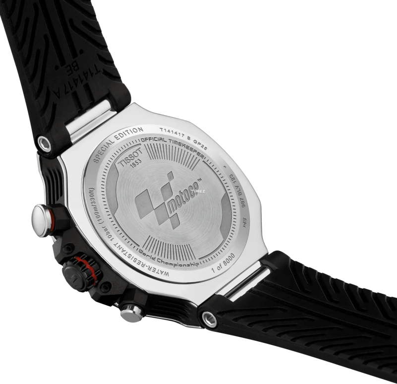 Tissot,T-Race 45mm,45mm,Stainless Steel,Black,Quartz,Chronograph,Day,T141,T141.417.27.081.00