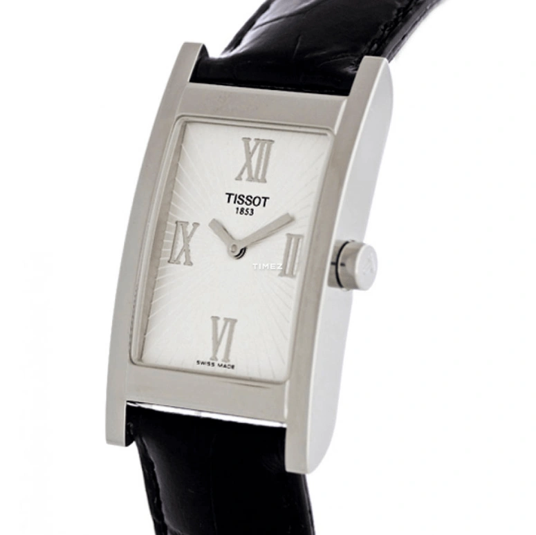 Tissot,T-Trend 32x23mm,32x23mm,Stainless Steel,Silver White,Quartz,Sapphire,Crystal Glass,Rectangular,T016,T016.309.16.033.00