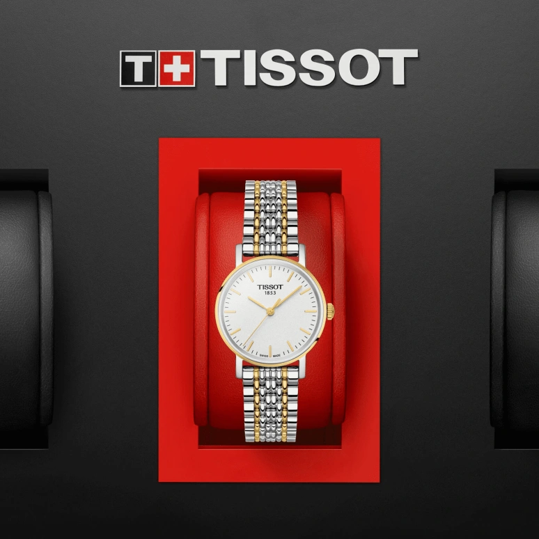 Tissot,Everytime 30mm,30mm,Stainless Steel,Silver,Quartz,Day,Sapphire,T109,T109.210.22.031.00
