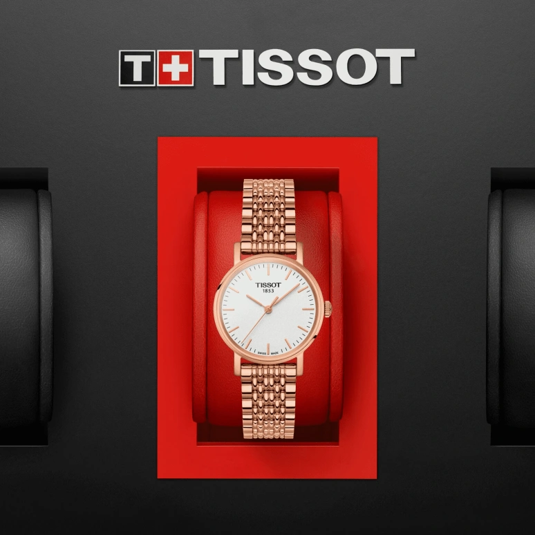 Tissot,Everytime 30mm,30mm,Stainless Steel,Silver,Quartz,Sapphire,Crystal Glass,Round,T109,T109.210.33.031.00