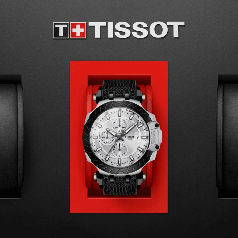 Tissot,T-Race 48.80mm,48.80mm,Stainless Steel,Silver,Automatic,Chronograph,Date,Anti-magnetic,T115,T115.427.27.031.00