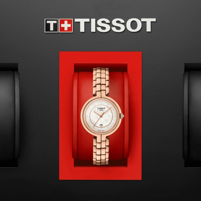 Tissot,T-Gold ,Stainless Steel,White,Sapphire,Crystal Glass,Mother of Pearl,Diamonds,T094,T094.210.33.116.02