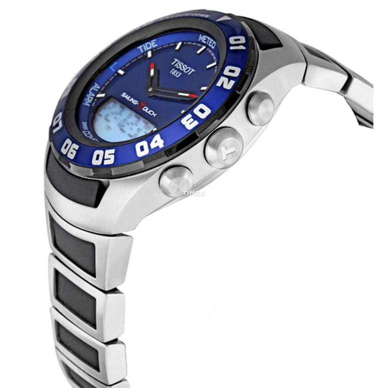 Tissot,Touch 45mm,45mm,Stainless Steel,Blue,Quartz,Chronograph,Perpetual Calendar,Month,Date,Sapphire,Crystal Glass,Round,T056,T056.420.21.041.00
