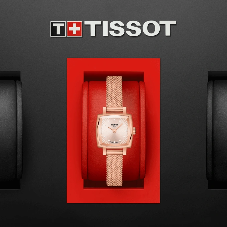 Tissot,Lovely 20x20mm,20x20mm,Stainless Steel,Beige,Quartz,26280hours,Sapphire,Crystal Glass,T058,T058.109.33.456.00