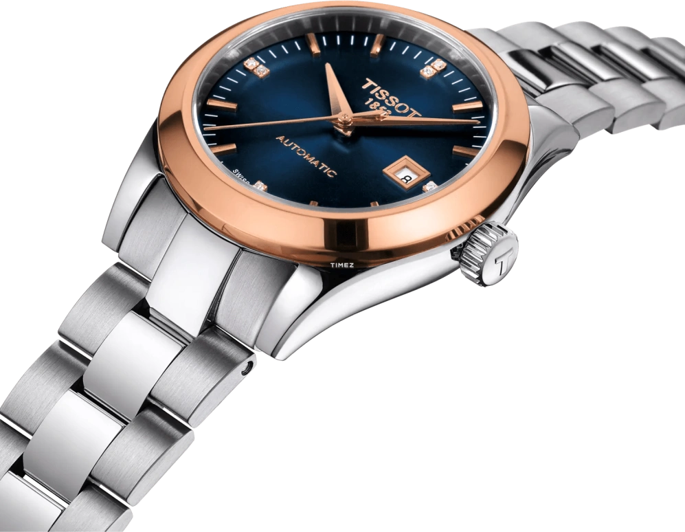 Tissot,T-My Lady 29mm,29mm,Stainless Steel,Blue,Automatic,Day,48hours,T930,T930.007.41.046.00