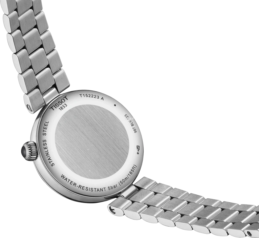 Tissot,Bellissima 29.60mm,29.60mm,Stainless Steel,Blue,Quartz,Moonphase,Day,T152,T152.223.11.496.00