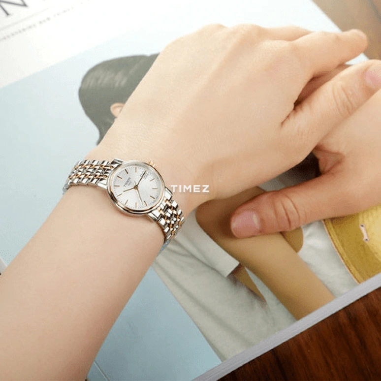 Tissot,T-Classic 24mm,24mm,Stainless Steel,White,Quartz,Day,26280hours,T52,T52.2.281.31