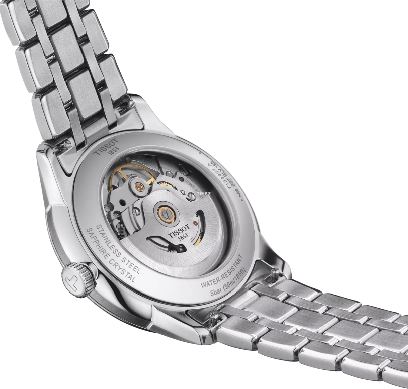 Tissot,Chemin Des Tourelles 39mm,39mm,Stainless Steel,Blue,Automatic,Day,In-house Caliber,T139,T139.807.11.048.00
