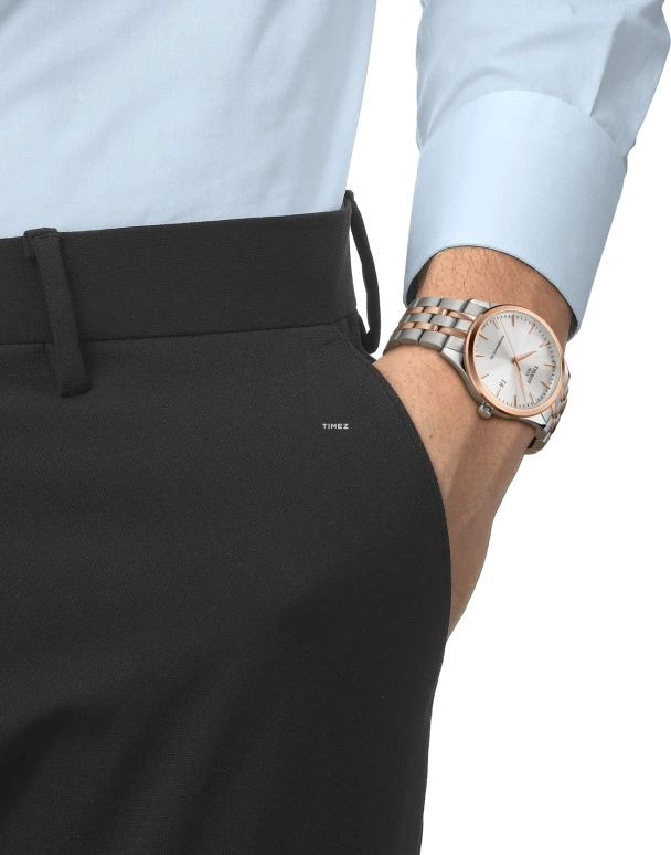 Tissot,Dream 40mm,40mm,Stainless Steel,Silver,Automatic,Day,Sapphire,Crystal Glass,T158,T158.407.22.031.01