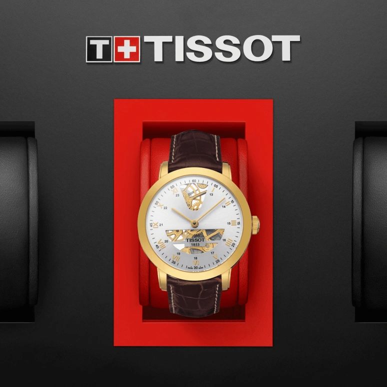 Tissot,Sculpture 42.50mm,42.50mm,Yellow Gold,Silver,Handwound,46hours,Sapphire,T71,T71.3.471.33