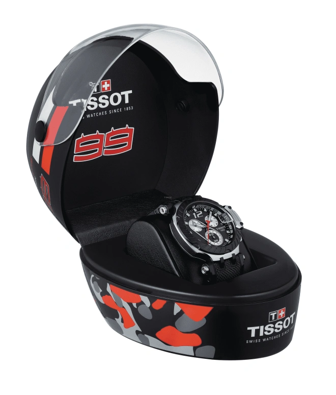 Tissot,T-Race 43mm,43mm,Stainless Steel,Black,Quartz,Chronograph,Day,T115,T115.417.27.057.00