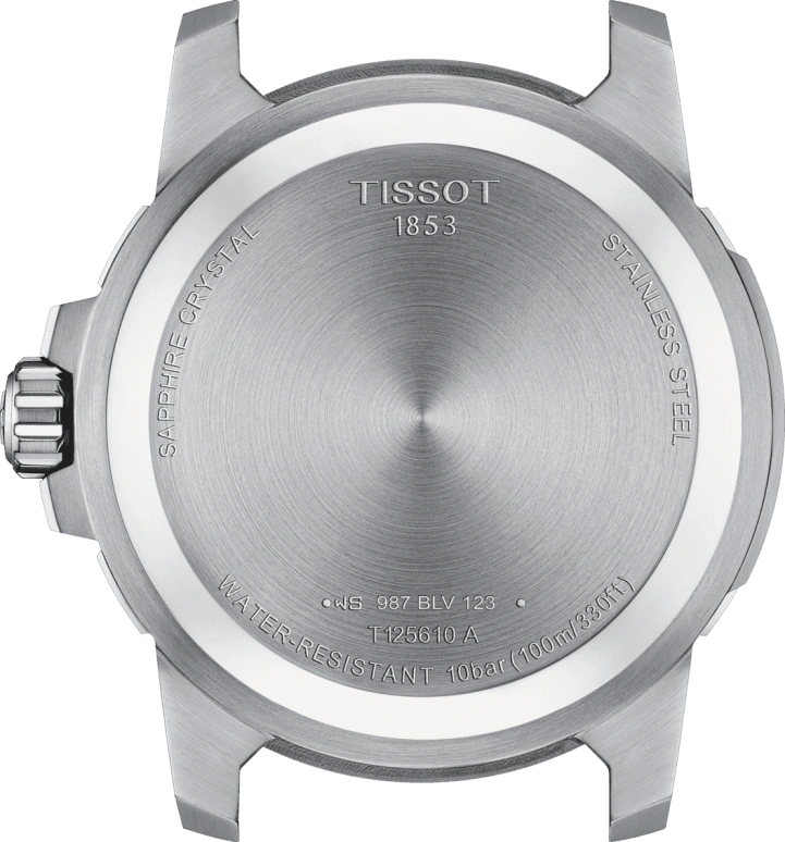 Tissot,Supersport 44mm,44mm,Aluminium,Stainless Steel,Blue,Quartz,Day,Sapphire,Crystal Glass,T125,T125.610.16.041.00