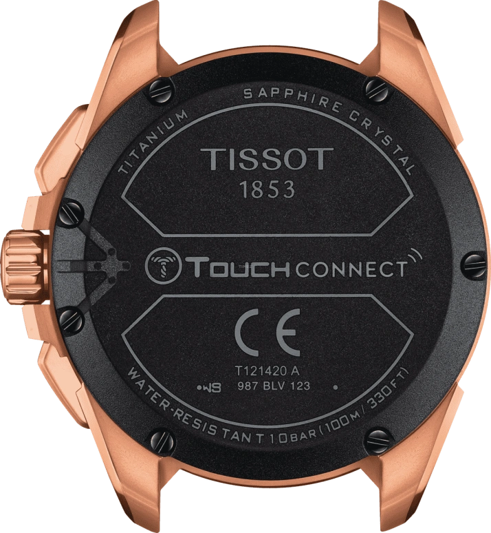 Tissot,Touch 47mm,47mm,Titanium Gold,Black,Sapphire,T121,T121.420.47.051.02
