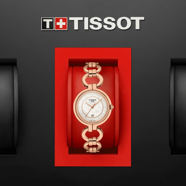 Tissot,T-Lady 30mm,30mm,Stainless Steel,White,Quartz,Date,26280hours,T094,T094.210.33.116.01