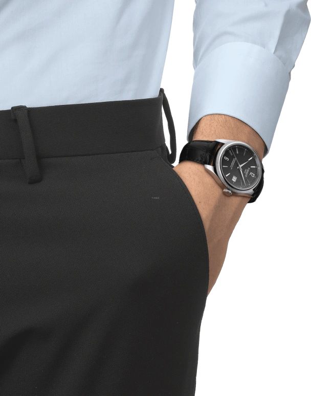 Tissot,Ballade 39mm,39mm,Stainless Steel,Black,Automatic,Date,80hours,T108,T108.408.16.057.00