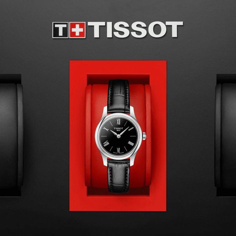 Tissot,Tradition 25mm,25mm,Stainless Steel,Black,Quartz,26280hours,Sapphire,T063,T063.009.16.058.00