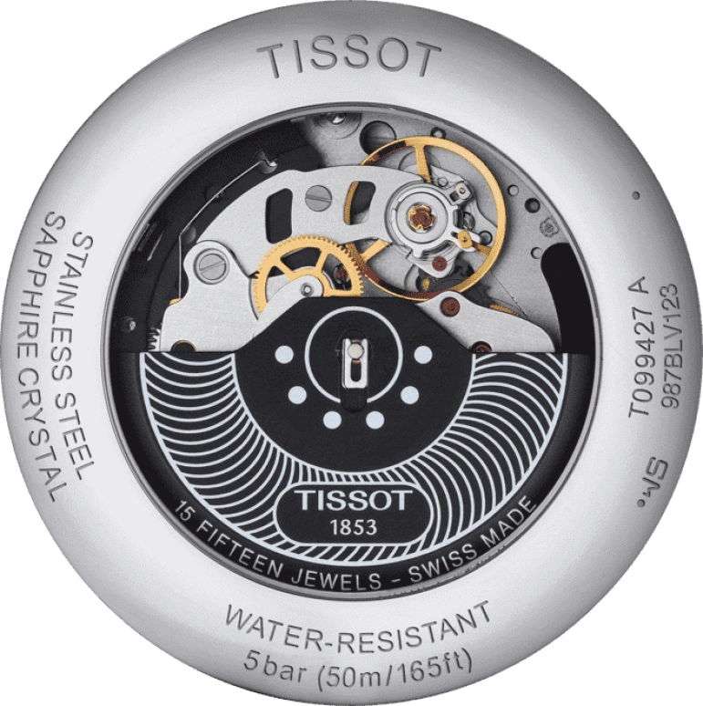 Tissot,Chemin Des Tourelles 44mm,44mm,Stainless Steel,Black,Automatic,Chronograph,Day,T099,T099.427.16.058.00