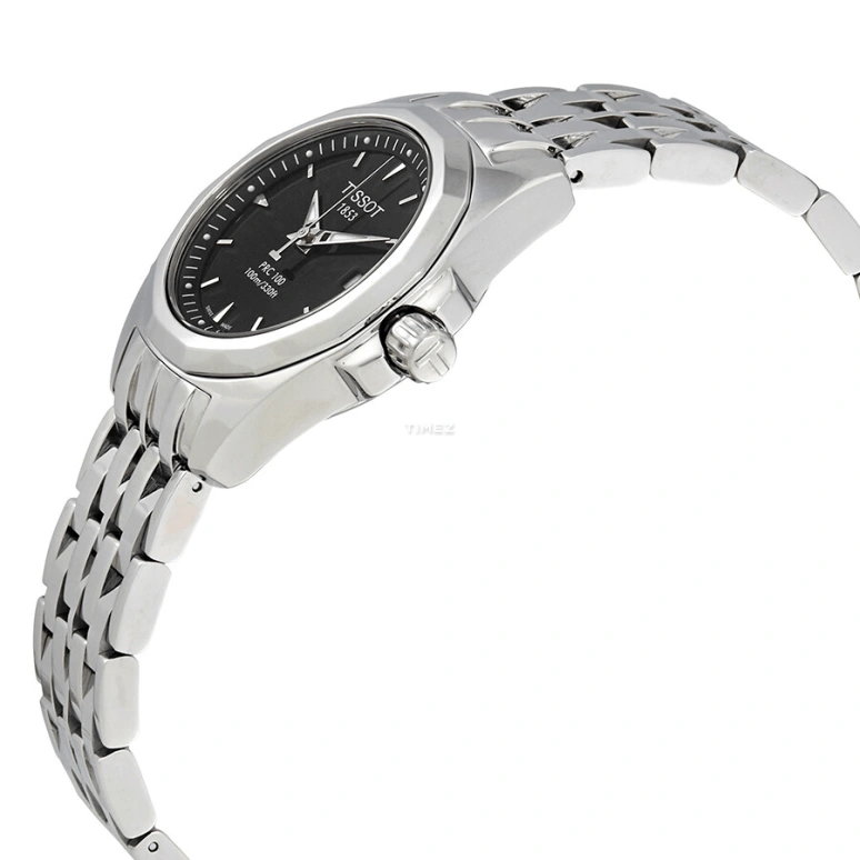 Tissot,PRC 100 29.70mm,29.70mm,Stainless Steel,Black,Quartz,Day,26280hours,T008,T008.010.11.051.00