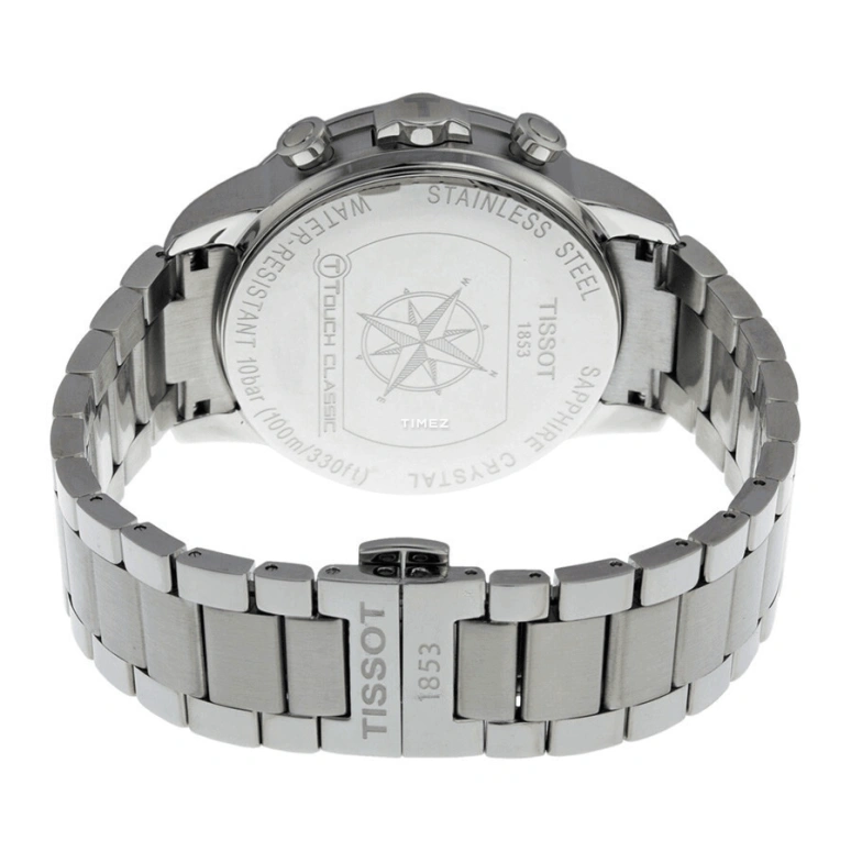 Tissot,Touch 42mm,42mm,Stainless Steel,Black,Quartz,Chronograph,Perpetual Calendar,Month,Date,Sapphire,Crystal Glass,Round,T083,T083.420.11.057.00