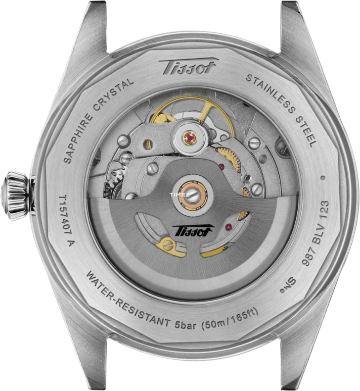 Tissot,Visodate 39mm,39mm,Stainless Steel,Silver,Automatic,Day,In-house Caliber,T157,T157.407.16.031.00