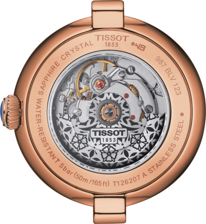Tissot,Bellissima 29mm,29mm,Stainless Steel,White,In-house Caliber,Sapphire,Crystal Glass,T126,T126.207.36.013.00