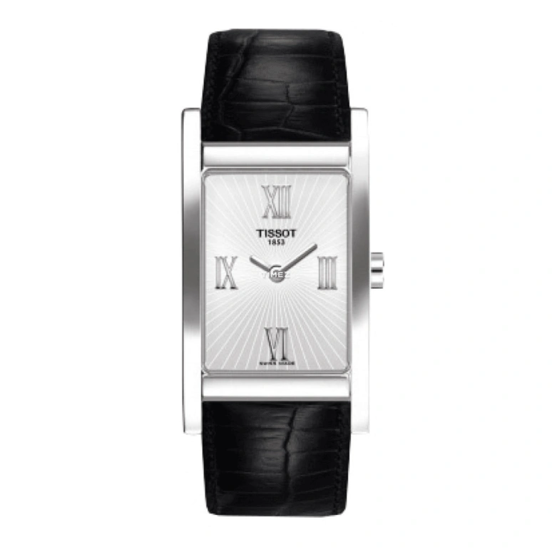 Tissot,T-Trend 32x23mm,32x23mm,Stainless Steel,Silver White,Quartz,Sapphire,Crystal Glass,Rectangular,T016,T016.309.16.033.00