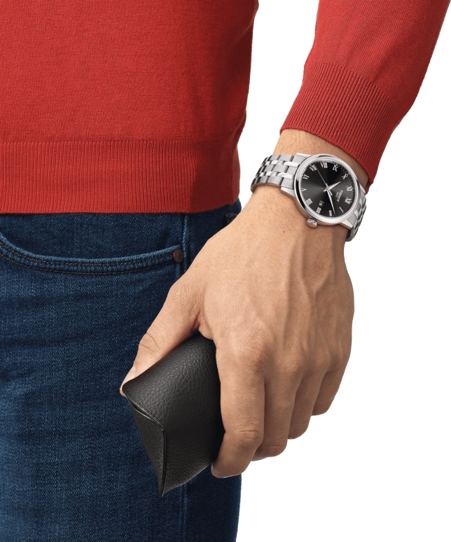Tissot,Dream 42mm,42mm,Stainless Steel,Black,Quartz,Day,Sapphire,Crystal Glass,T129,T129.410.11.053.00