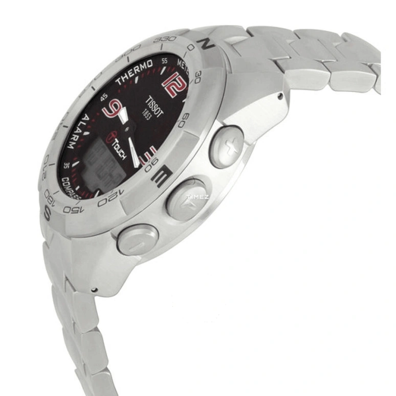 Tissot,Touch 43.60mm,43.60mm,Stainless Steel,Black,Quartz,Chronograph,Perpetual Calendar,Month,Date,Sapphire,Crystal Glass,Round,T013,T013.420.11.057.00