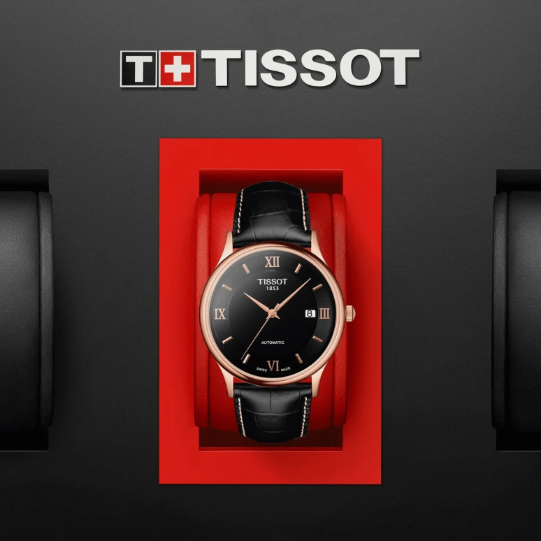 Tissot,Dream 39mm,39mm,Rose Gold,Black,Automatic,Chronograph,Date,T914,T914.407.76.058.00