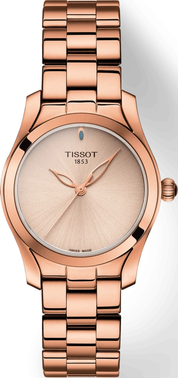 Tissot,T-Gold 30mm,30mm,Stainless Steel,Rose Gold,Gold,Quartz,26280hours,Sapphire,Crystal Glass,T112,T112.210.33.451.00