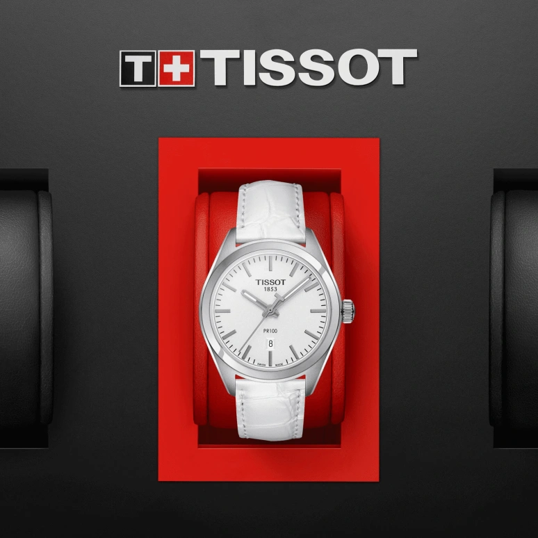Tissot,PR 100 33mm,33mm,Stainless Steel,Silver,Quartz,Day,26280hours,T101,T101.210.16.031.00