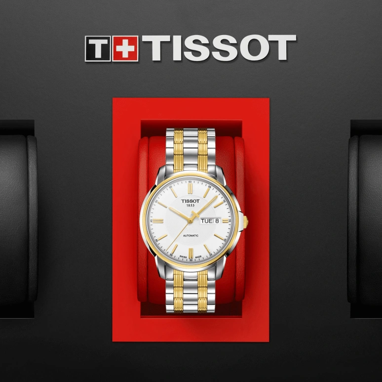 Tissot,T-Classic 39mm,39mm,Stainless Steel,Silver,Automatic,Chronograph,Date,Day,T065,T065.430.22.031.00