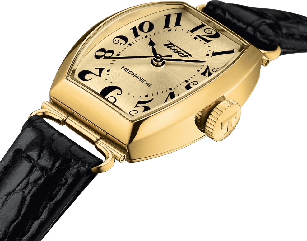 Tissot,Heritage 30.10mm,30.10mm,Stainless Steel,Champagne,Handwound,48hours,Sapphire,T128,T128.161.36.262.00