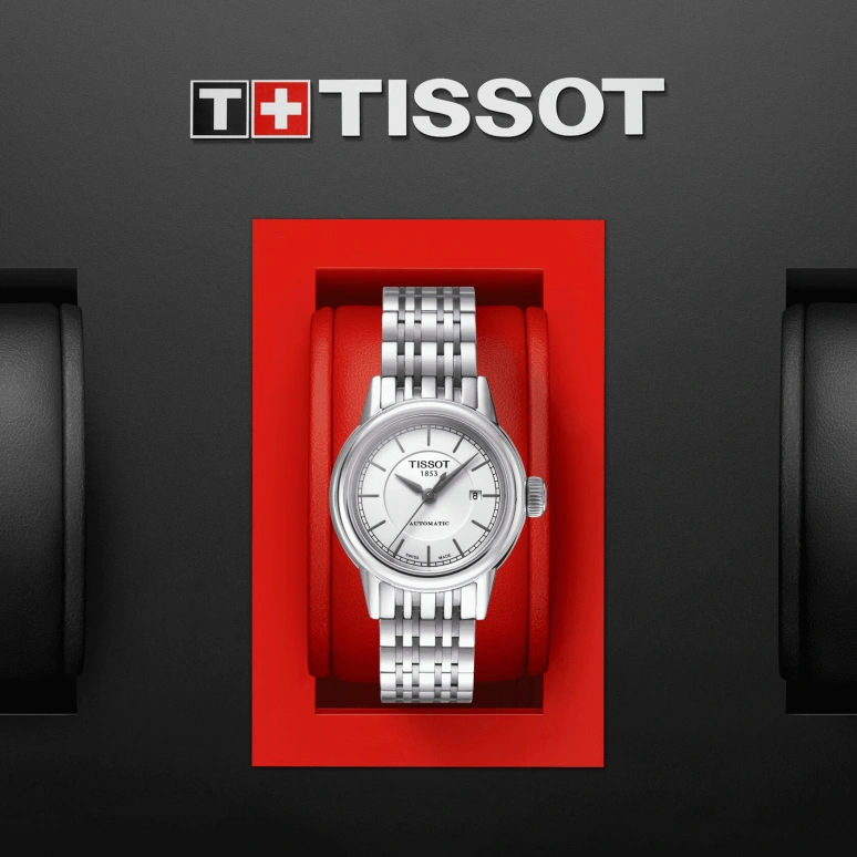 Tissot,Carson 29.50mm,29.50mm,Stainless Steel,Silver,Automatic,Date,38hours,T085,T085.207.11.011.00