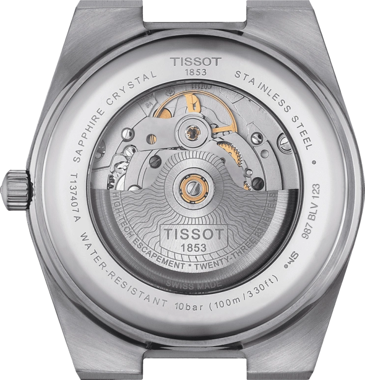 Tissot,PRX 40mm,40mm,Stainless Steel,Black,Automatic,Day,80hours,T137,T137.407.11.051.00